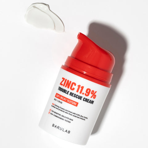Barulab Zinc 11.9% Trouble Rescue Cream 50ml
