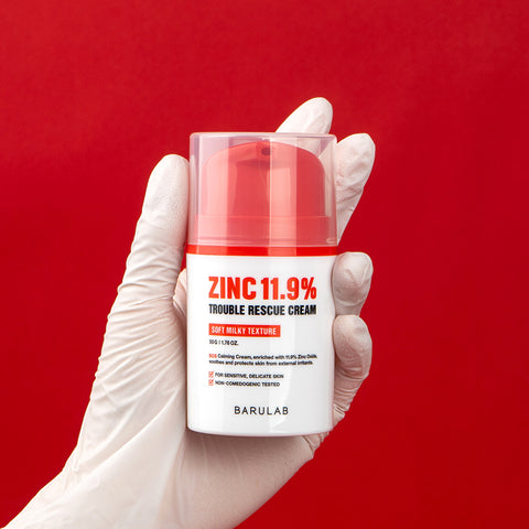 Barulab Zinc 11.9% Trouble Rescue Cream 50ml