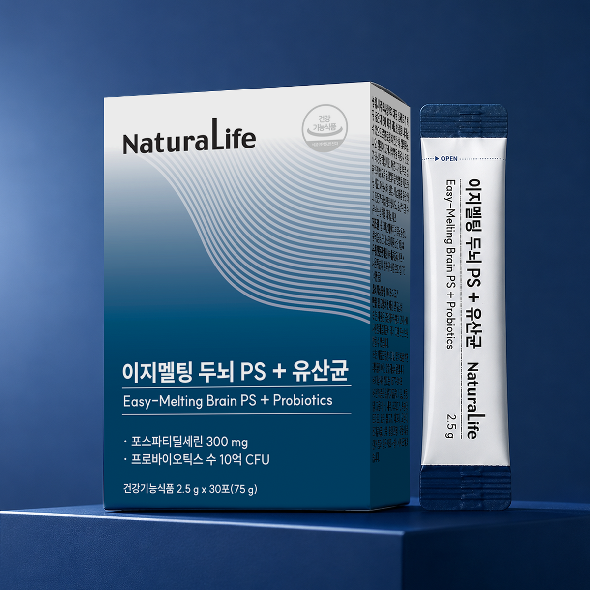 Alive Natural Life Easy Melting Brain PS + Probiotics 30 Sachets (1 Box)