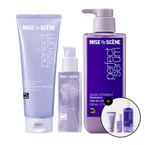 Mise en Scene Perfect Magic Straight Shampoo 530ml (3-Pack)