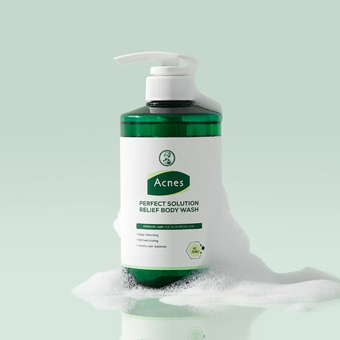 Acnes Perfect Solution Relief Body Wash 500ml (Free 150ml Body Mist)