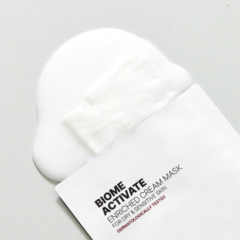 Biome Activate Enriched Cream Mask (10 Sheets) (3 Pack)
