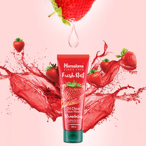 Himalaya FreshStart Face Wash Gel Strawberry 100ml