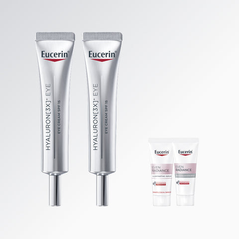 Eucerin Hyaluron 3X Eye Cream 15ml Double Pack