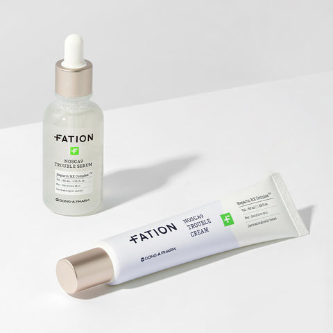 FATION Trouble Calming 2-Step Set (Trouble Serum 30ml + Trouble Cream 45ml)