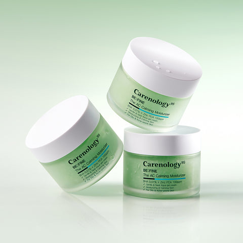 Carenology Be:Fine Cleanser + Essence Toner + Moisturizer 3-Piece Set