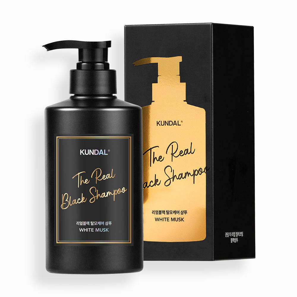 Kundal The Real Color Coating Black Shampoo White Musk 500ml