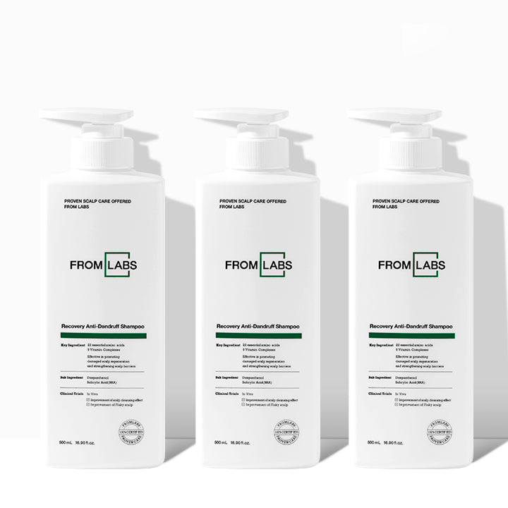 Fromlabs Recovery Dandruff Care Shampoo 500ml (3 Pack)