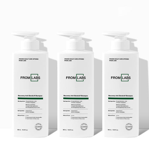 Fromlabs Recovery Dandruff Care Shampoo 500ml (3 Pack)