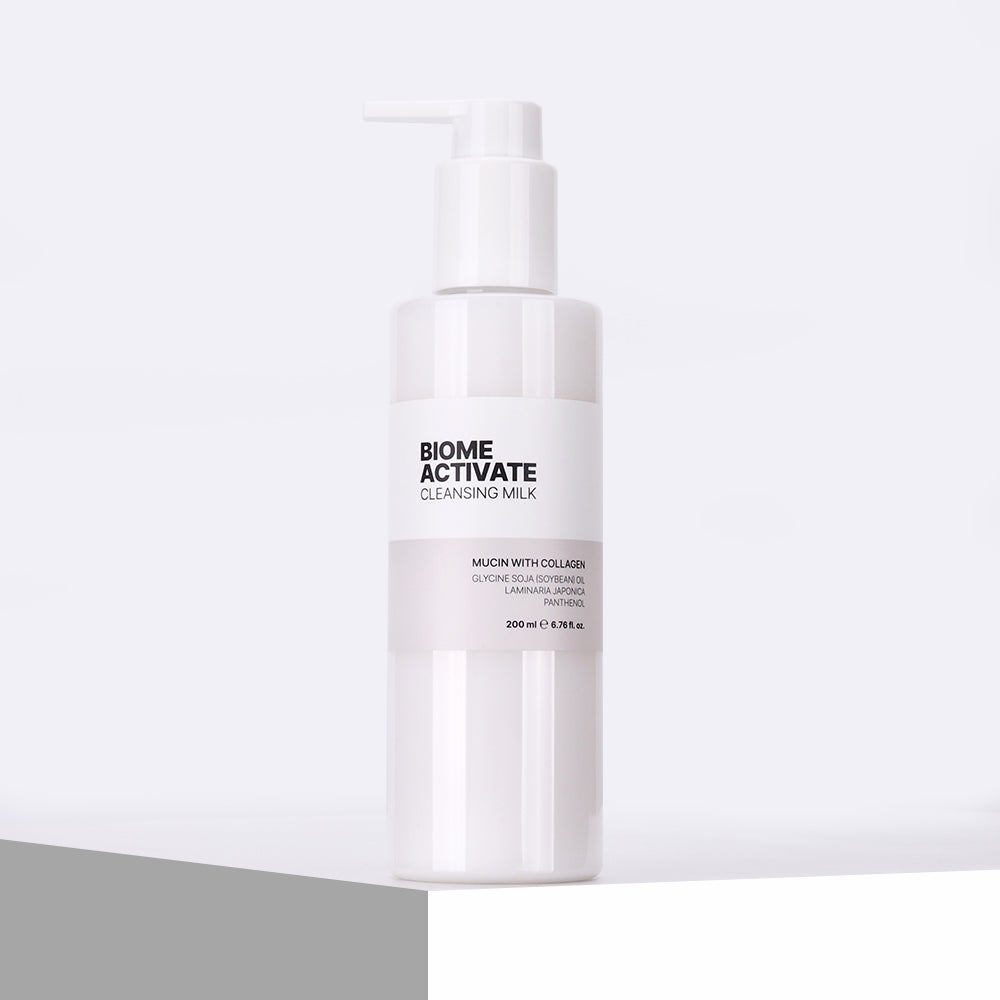 Biome Activate Mucin With Collagen Cleansing Milk (200ml)