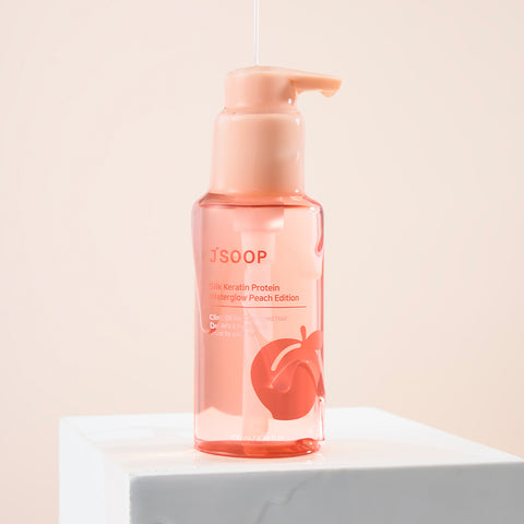 Jsoop Silk Keratin Peach Edition Protein Hair Essence Water Glow 100ml
