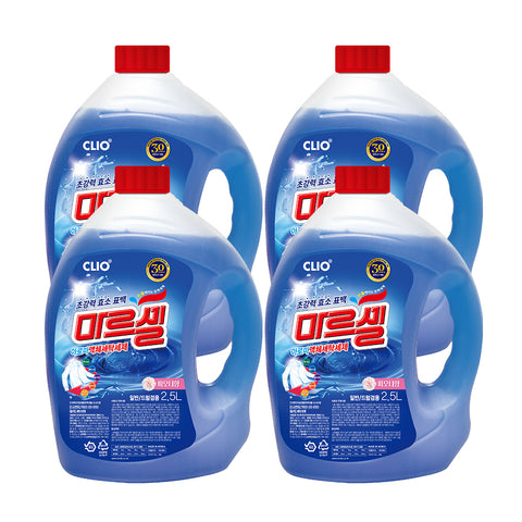 Clio Marcel Aroma Liquid Laundry Detergent 2.5L x 4 (Top & Drum Compatible)