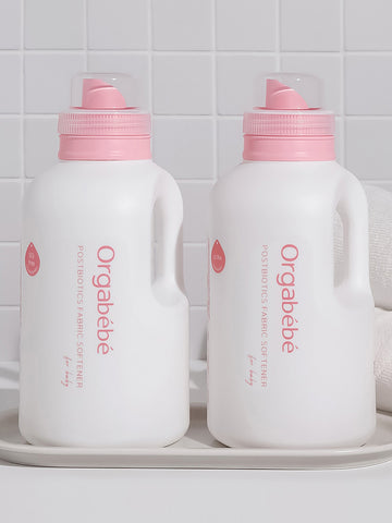 Orgabebe Baby Fabric Softener EQ-Free Signature Scent Postbiotics 1000ml (2 Pack)
