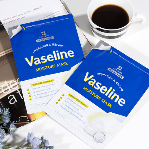 Leaders Insolution Vaseline Mask 20 Sheets Moisture / Nourishing
