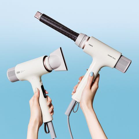 UNIX Airshot Dual Motion Plasma Hair Dryer UN-D1970 (Beige, 30mm)
