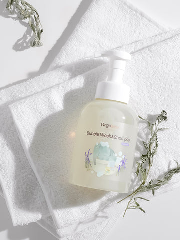 Orgabebe Bubble Wash & Shampoo Lavender 500ml