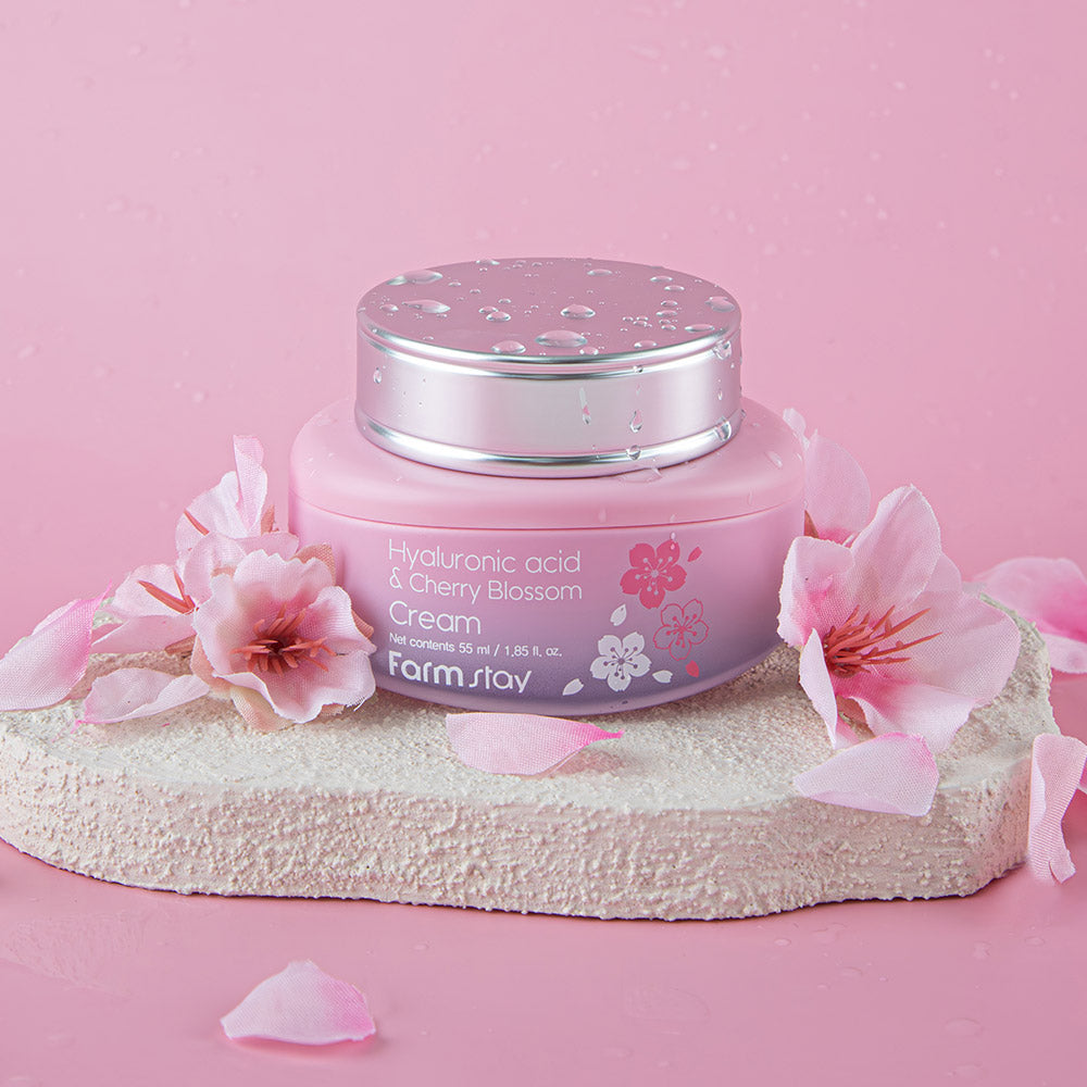Farmstay Hyaluronic & Cherry Blossom Cream 55ml