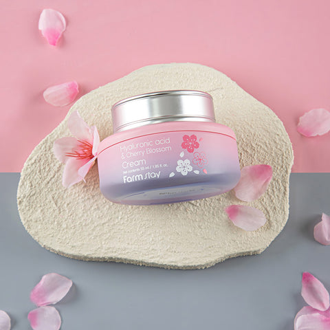 Farmstay Hyaluronic & Cherry Blossom Cream 55ml
