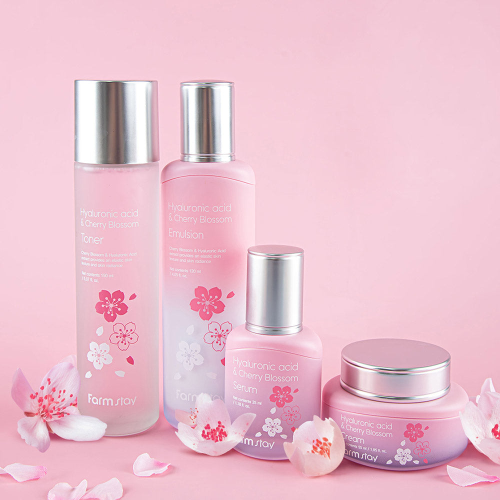 Farmstay Cherry Blossom Hydrating Radiance 4-Piece Set