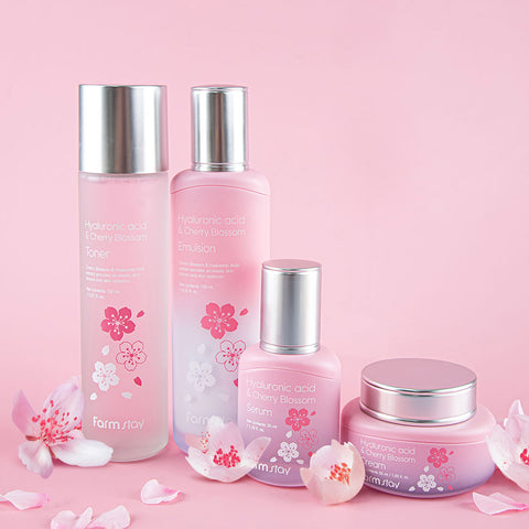 Farmstay Cherry Blossom Hydrating Radiance 4-Piece Set