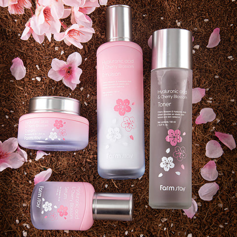 Farmstay Cherry Blossom Hydrating Radiance 4-Piece Set