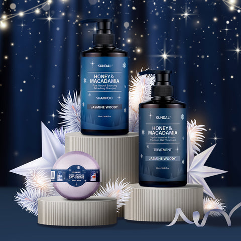 Kundal Special Gift Set (Shampoo, Treatment, Bath Soak)