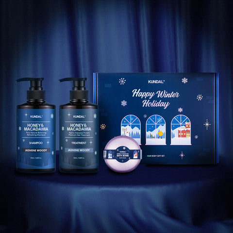 Kundal Special Gift Set (Shampoo, Treatment, Bath Soak)