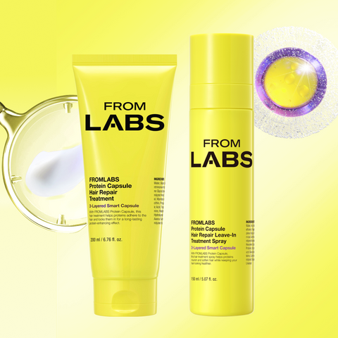 Fromlabs Double Absorption Treatment Set - Protein Clinic Hair Pack for Damaged Hair