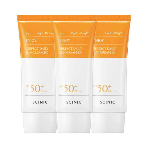 Scinic Enjoy Perfect Daily Tone-Up Sun Cream EX 50ml 3 Pack