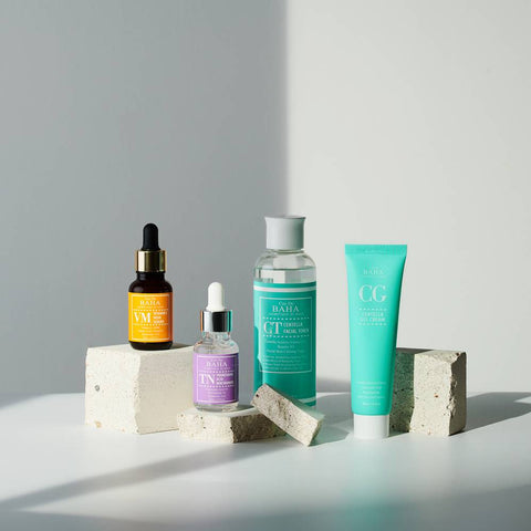 Cos De BAHA Brightening & Hydrating 4-Piece Basic Care Set Unisex