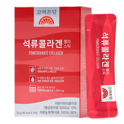Koreaeundan Pomegranate Collagen Jelly Stick 20g x 14 sachets (3 Pack)