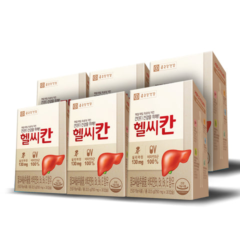 Chongkundang Health Helssikan 750mg 30 Capsules x 6 Pack