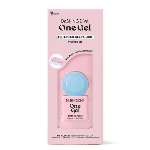 Dashing Diva One Gel Color Kit Cloudy (1 Color + LED Lamp 10ml)