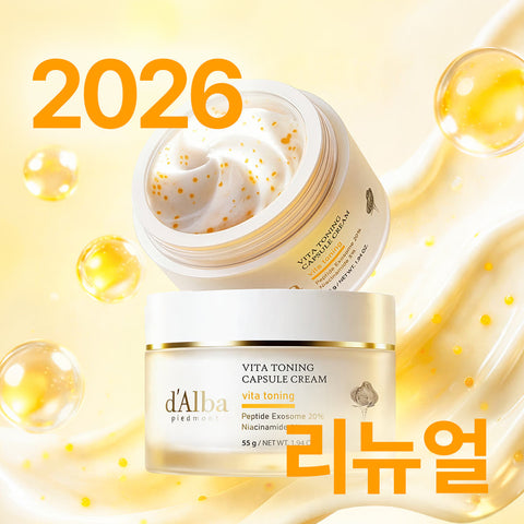 d'Alba Vita Toning Capsule Cream 55g Double Pack 2026 Renewal