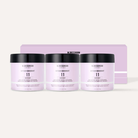 W.Dressroom Living Perfume Diffuser Deodorizer 110g (3 Pack)