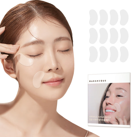 Marshique Wrinkle Repair Patch 3-Type Set - 130 Patches (Glabella, Nasolabial, Forehead)
