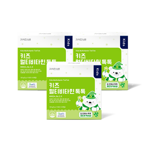 Desimone Kim Seokjin Lab Kids Multivitamin TokTok (A/B2/C/D) 60 Packets x 3