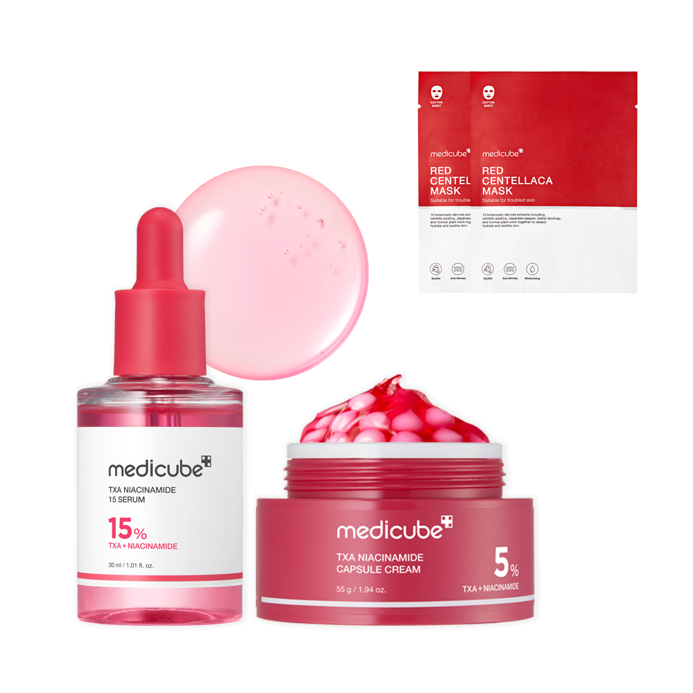 Medicube Tranexamic Acid Spot-Toning 2-Piece Set (Serum 30ml + Cream 55ml)