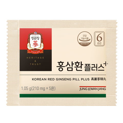 JungKwanJang Red Ginseng Hwan Plus 210 mg (150 Pills)