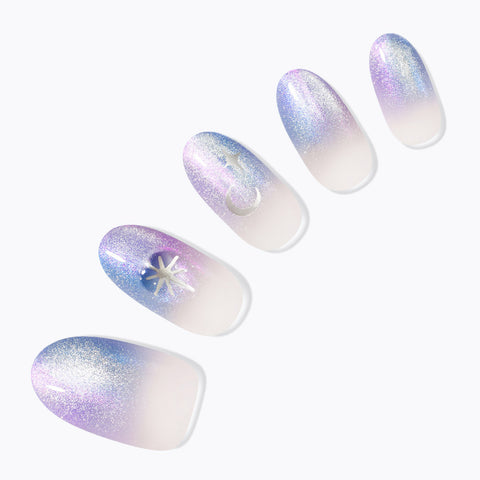 Dashing Diva Magic Press Ethereal Night (Almond) Nail Tips