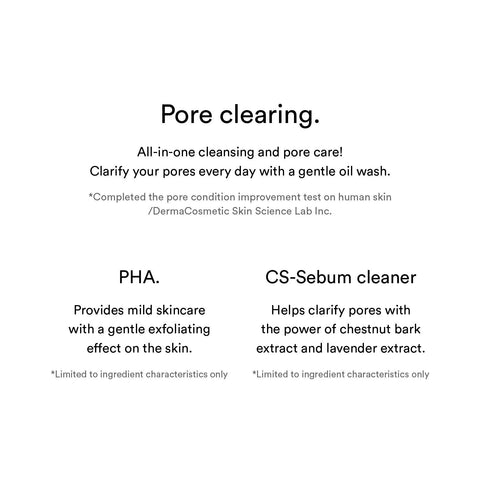 Soonsu Beauty Pore Cleansing Oil Heartleaf Oil-wash texture close-up