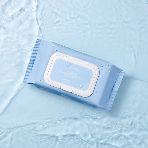 Labiotte Hyalbiome Water Deep Cleansing Wipes 100 sheets (2 Pack)