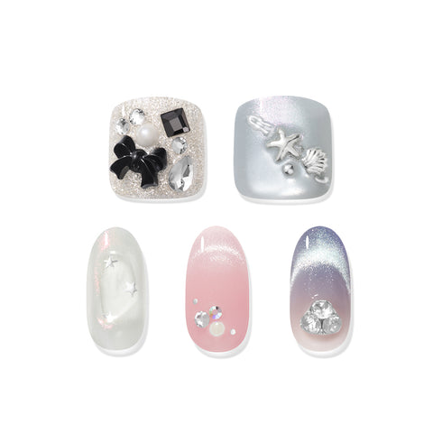 Dashing Diva Magic Press Summer Premium Nail & Pedi 19 Designs (Choose 1)