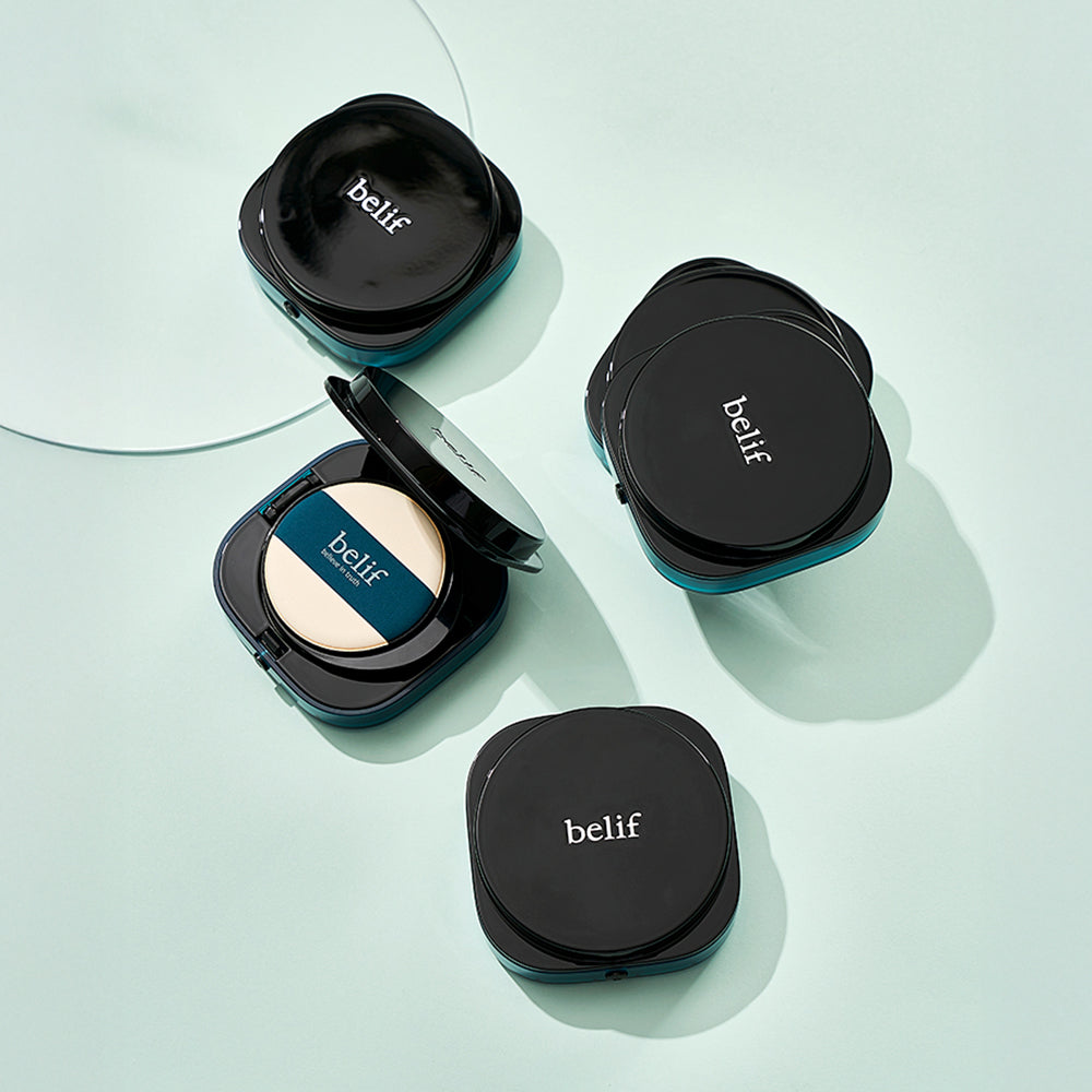 belif Stress Shooter Cica Balm Cushion Natural Beige 15g+15g (Full + Refill)
