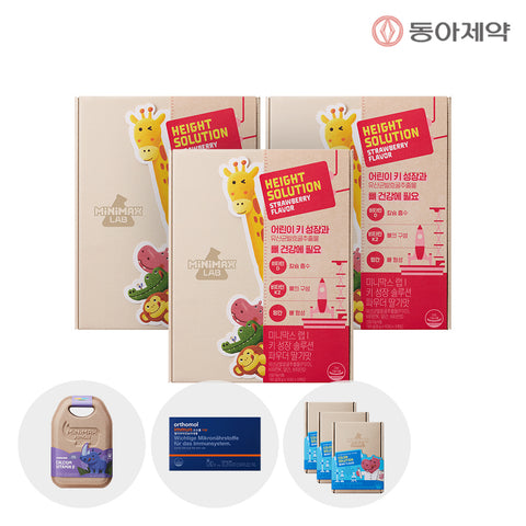 Dong-A Pharm Minimax Lab Children's Growth Solution Powder Chocolate 30-Day x 3 Boxes