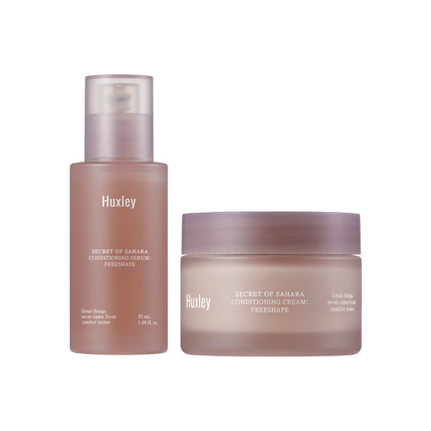Huxley Conditioning Serum Pre-Shape 50ml + Conditioning Cream Pre-Shape 50ml (2-Piece Set)