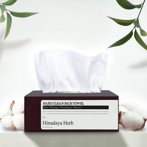 Nard Clean Face Towels 80 Sheets (4 Pack)
