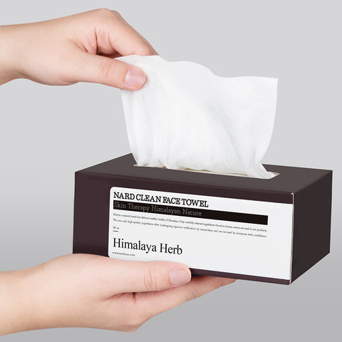 Nard Clean Face Towels 80 Sheets (4 Pack)