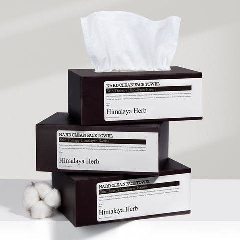 Nard Clean Face Towels 80 Sheets (4 Pack)