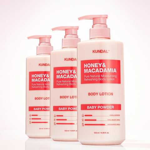Kundal Pure Body Wash 500ml + Body Lotion 500ml Set